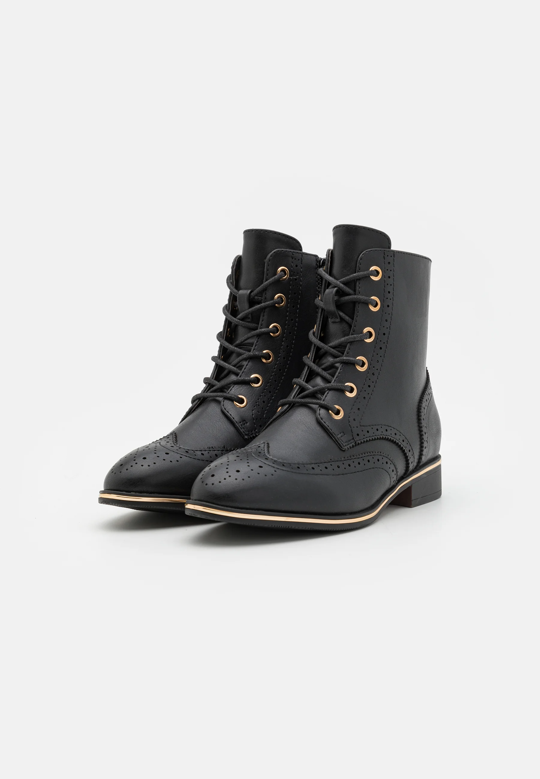 Botines con cordones de corte ancho de Anna Field