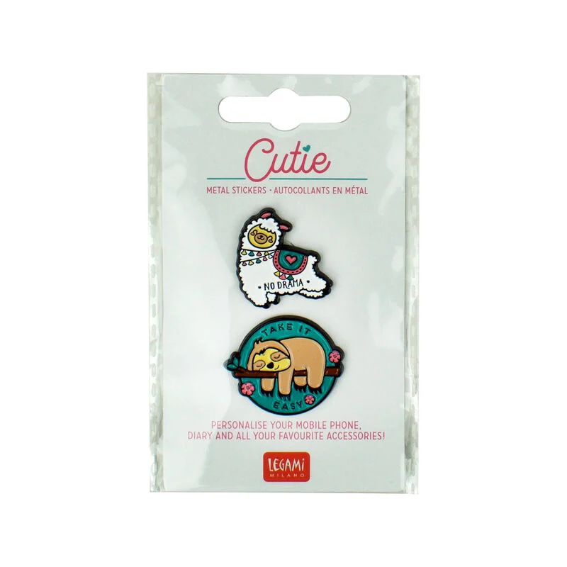 Juego de 2 pinzas metálicas - Cutie