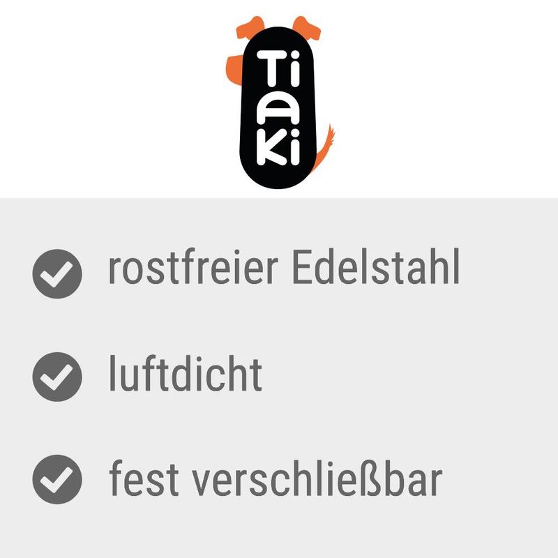 TIAKI Futterbehälter Snacks zu TOP-Preisen