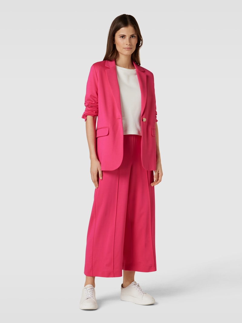 Hose aus Viskose-Mix mit elastischem Bund in pink