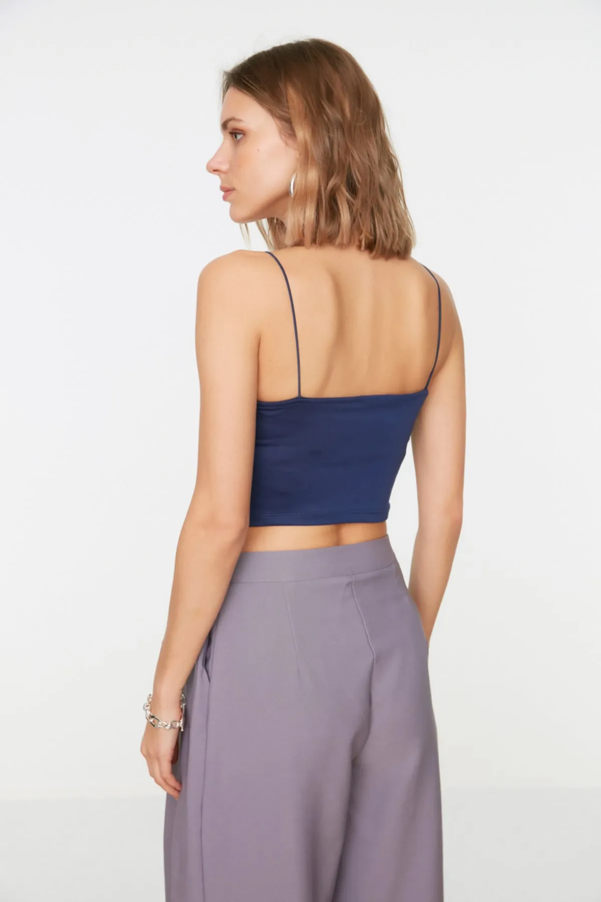 Trendyol Collection  Unterhemd - Dunkelblau - Slim Fit