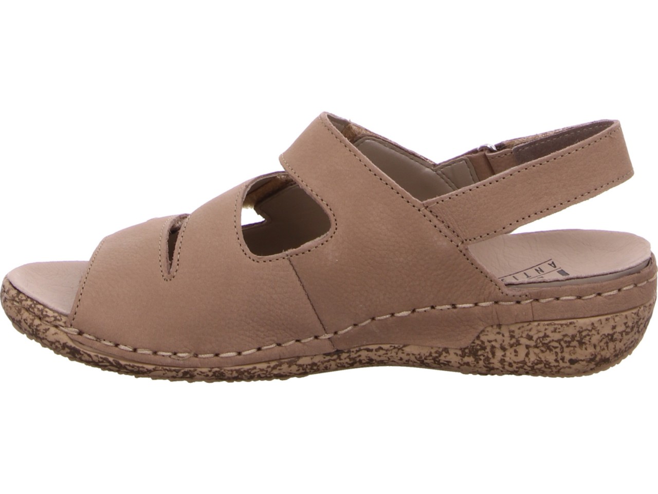 RIEKER Klassische Sandalen beige