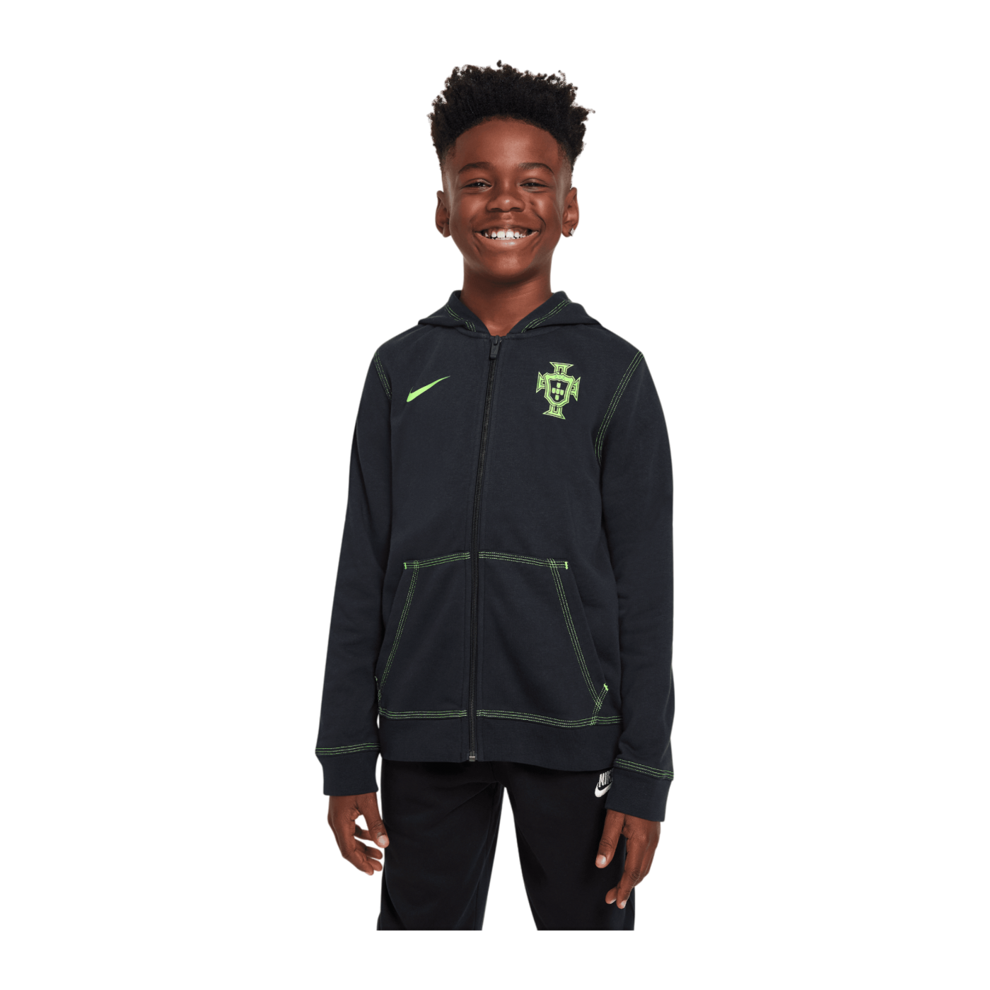 Nike Portugal Kapuzenjacke EM 2024 Kids Blau F426