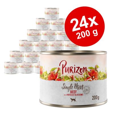 Sparpaket Purizon Single Meat 24 x 200 g
