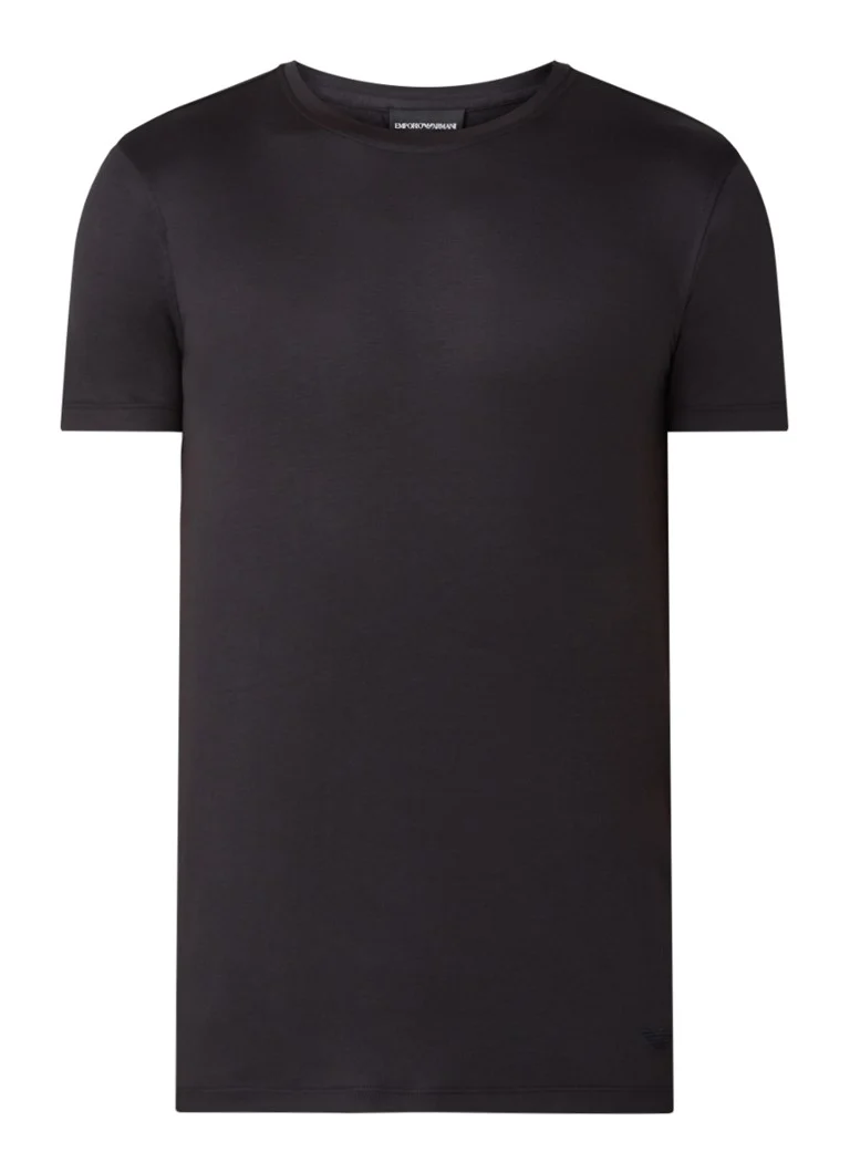 Tricou Emporio Armani din amestec de mătase