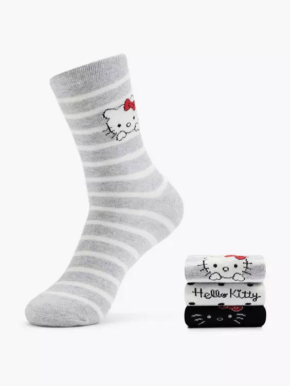 HELLO KITTY 3er Pack Socken