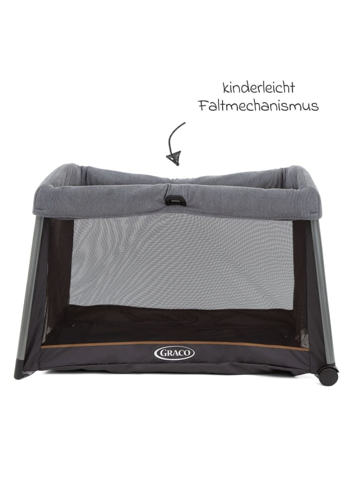 Graco Reisebett FoldLite ab Geburt - 3 Jahre nur 6,78 kg in grau,schwarz günstig kaufen onesize