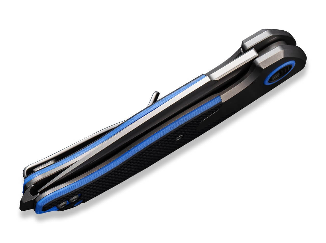 Press Check Titanium G10 Black Blue DP