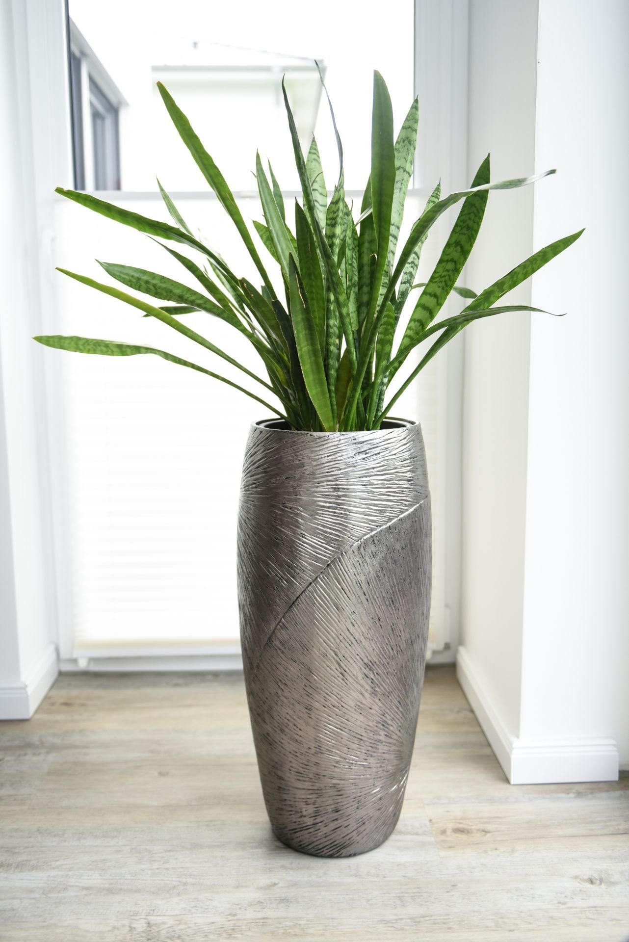 VIVANNO Pflanzkübel Pflanzkübel Pflanzgefäß Fiberglas 