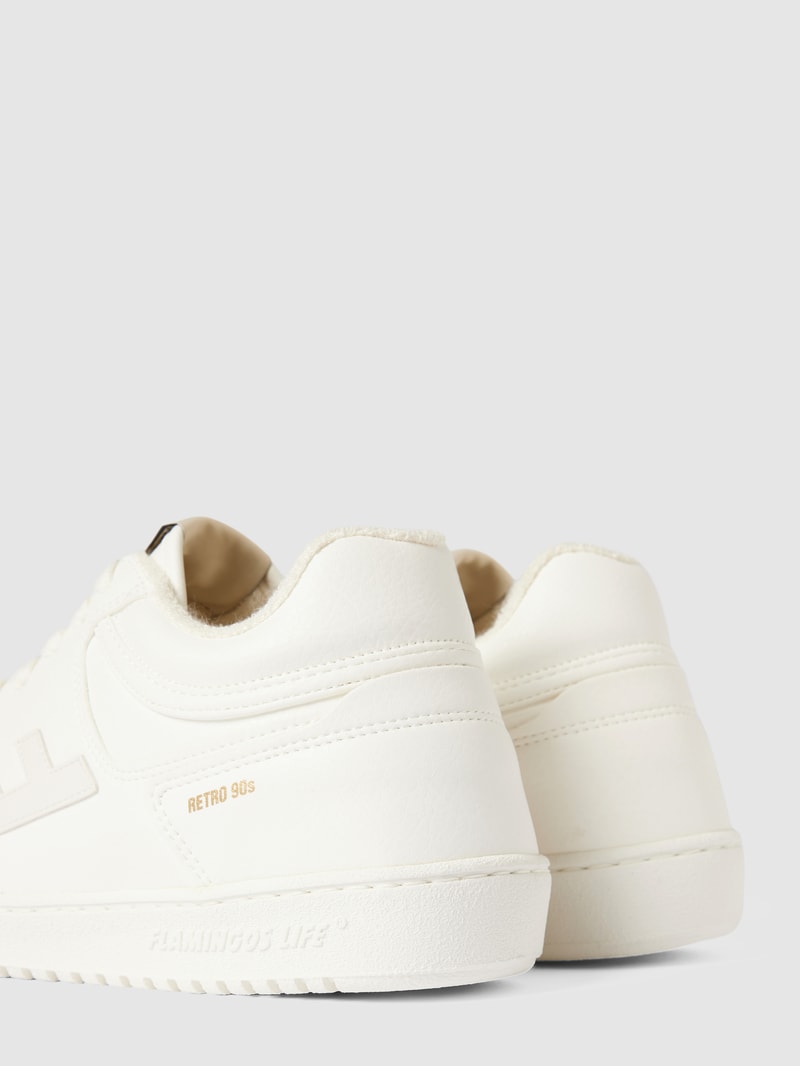 Sneaker mit Label-Details Modell 'RETRO 90s' in weiß