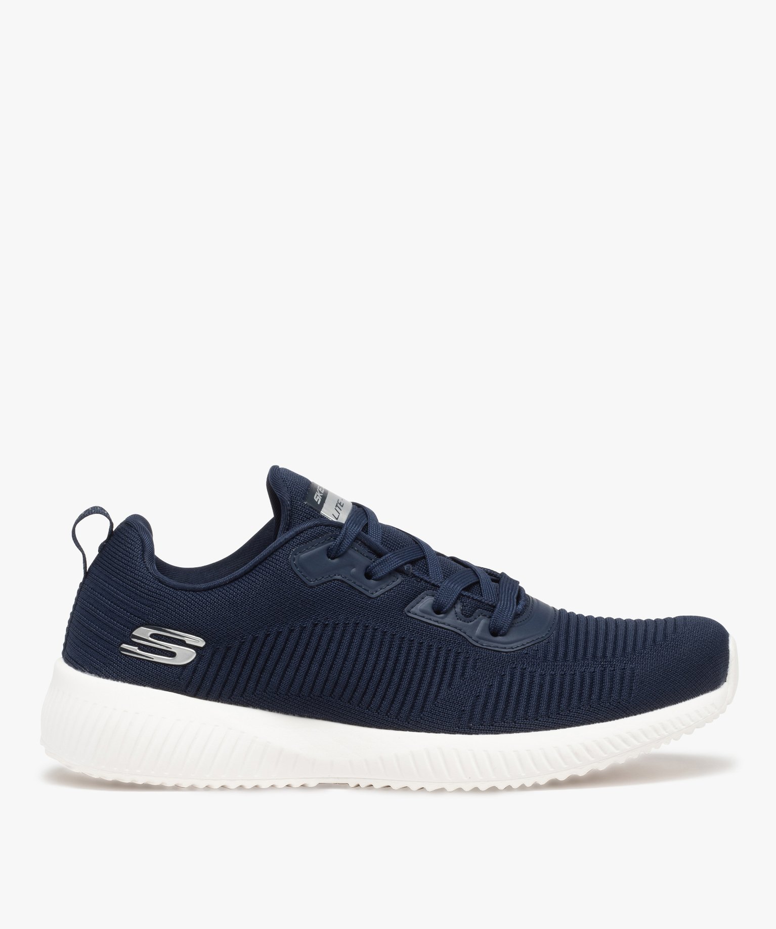 Baskets homme running en mesh uni – Skechers marine | GEMO