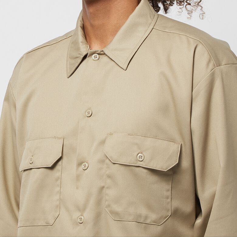 Dickies Work Shirt LS Rec khaki