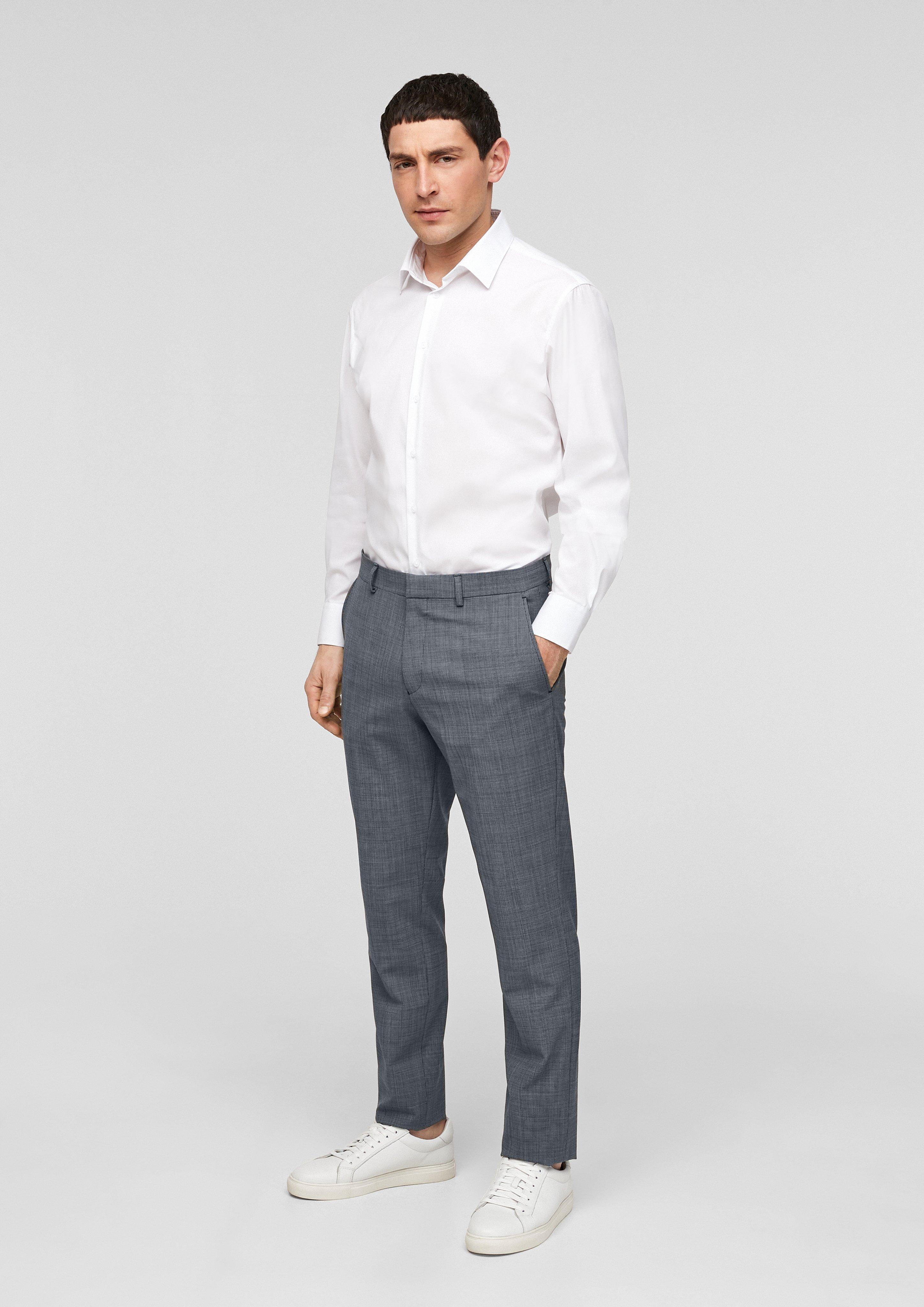 Slim: Schurwollmix-Hose  02.899.73.6255-59N1