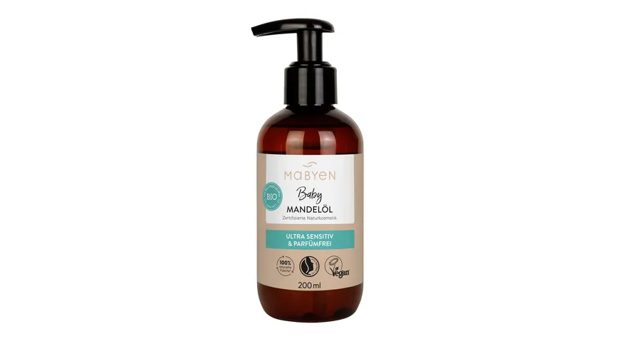 Mabyen Baby Pflegeöl Mandel 200 ml