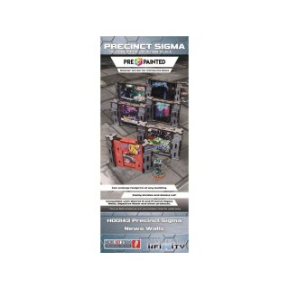 Precinct Sigma News Walls (6) (Prepainted) (grey)