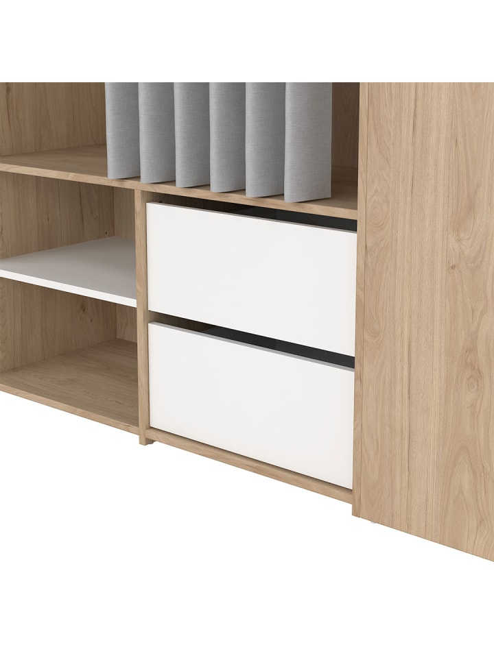 ebuy24 Kleiderschrank Kimmy Walnuss 128 x 41 cm günstig kaufen onesize