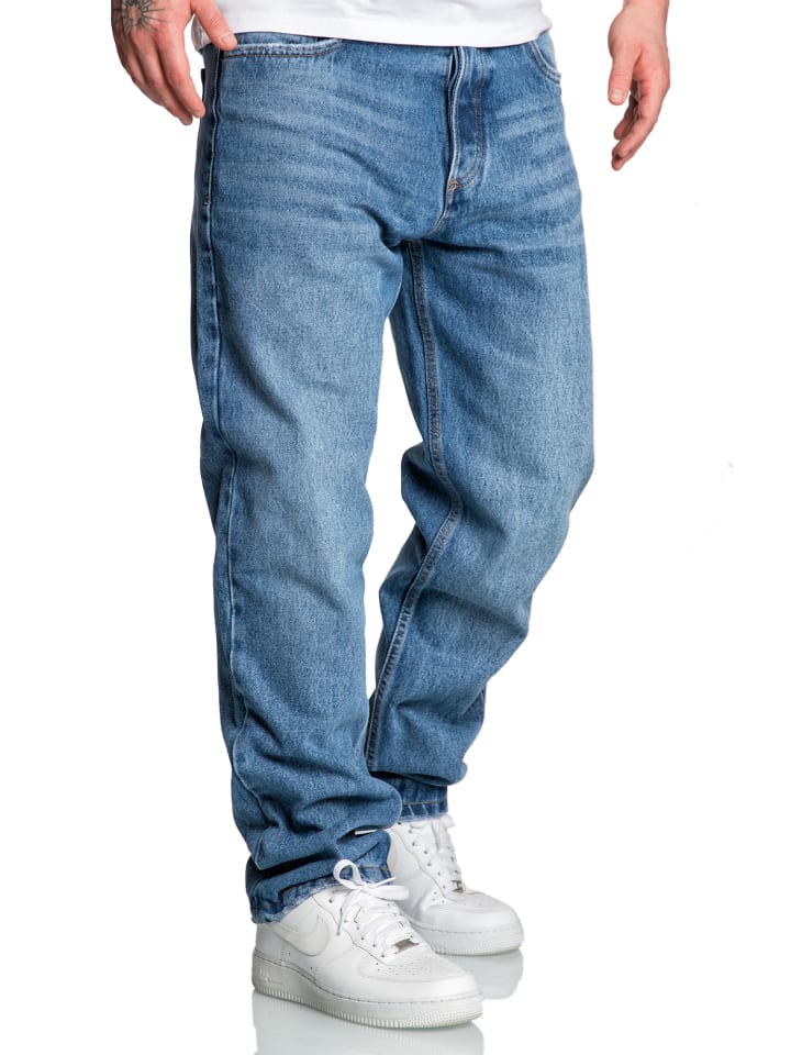 Amaci&Sons 90s Baggy Jeans BOX HILL in Dunkelblau günstig kaufen
