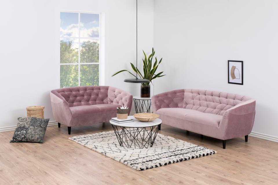 Sofa Ria 3-Sitzer Rosa