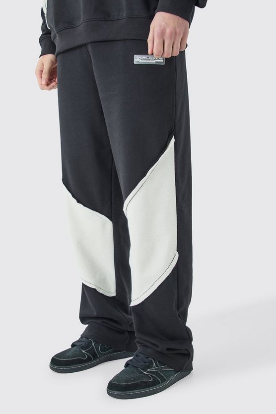 Tall lockere Jogginghose mit rohem Saum