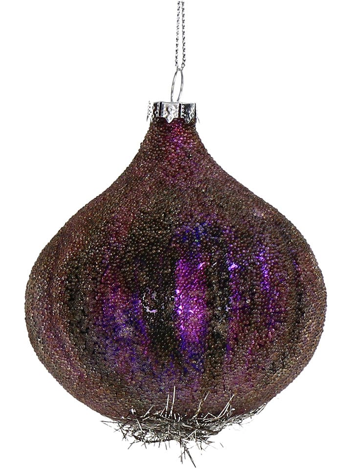Kersten Christbaumkugel ''Onion'' in Lila - (H)9,5 cm günstig kaufen onesize