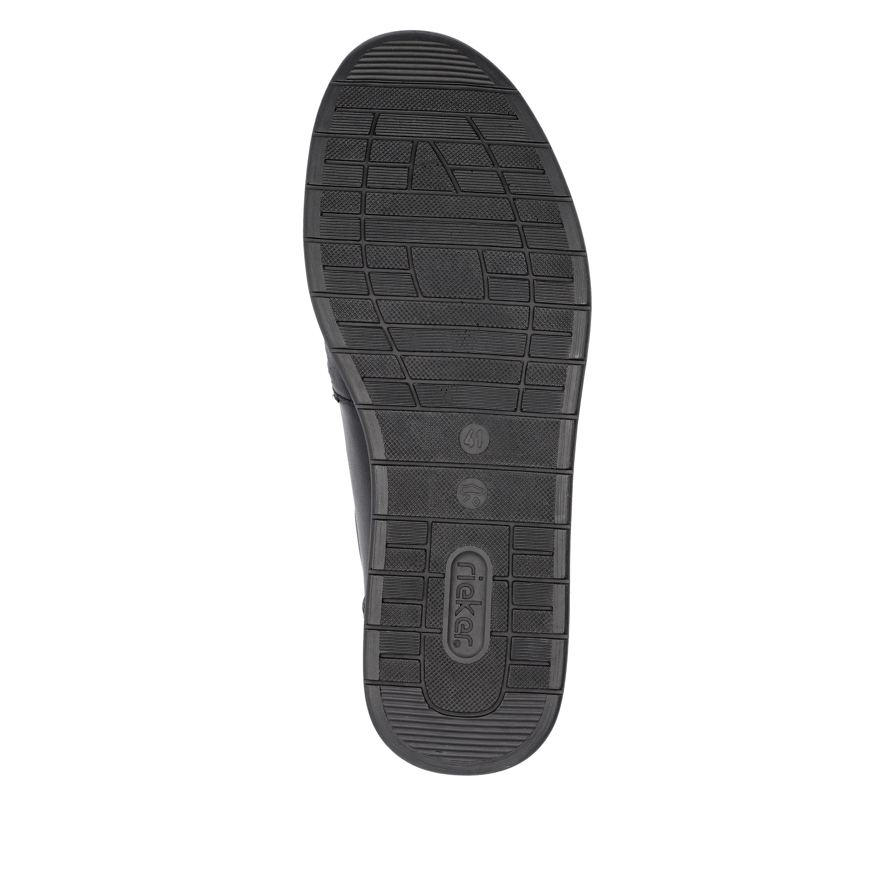 Rieker Herren Slipper tiefschwarz