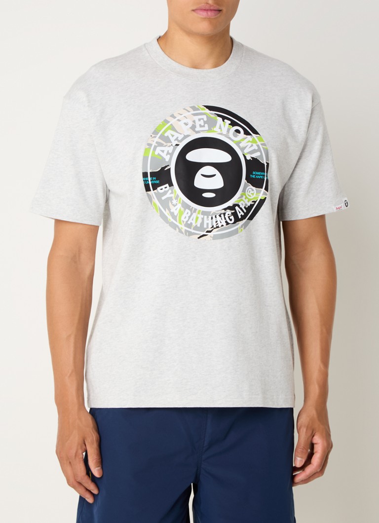 T-shirt Aape con logo stampato