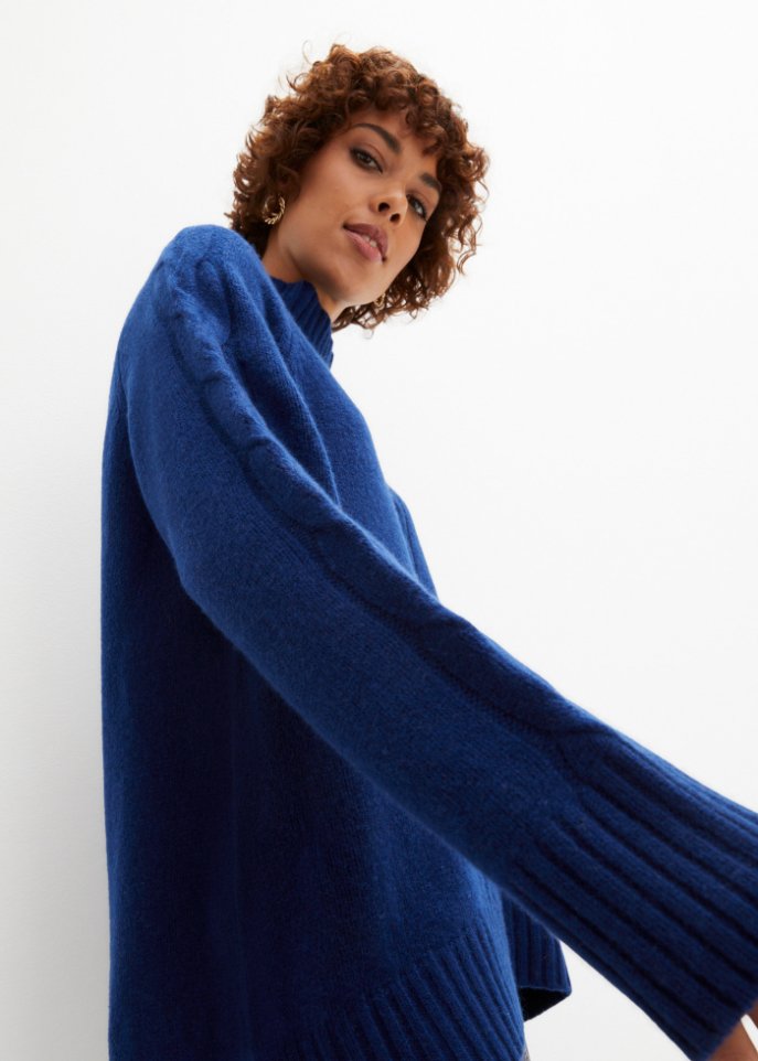 Oversized Woll-Pullover mit Good Cashmere Standard®-Anteil