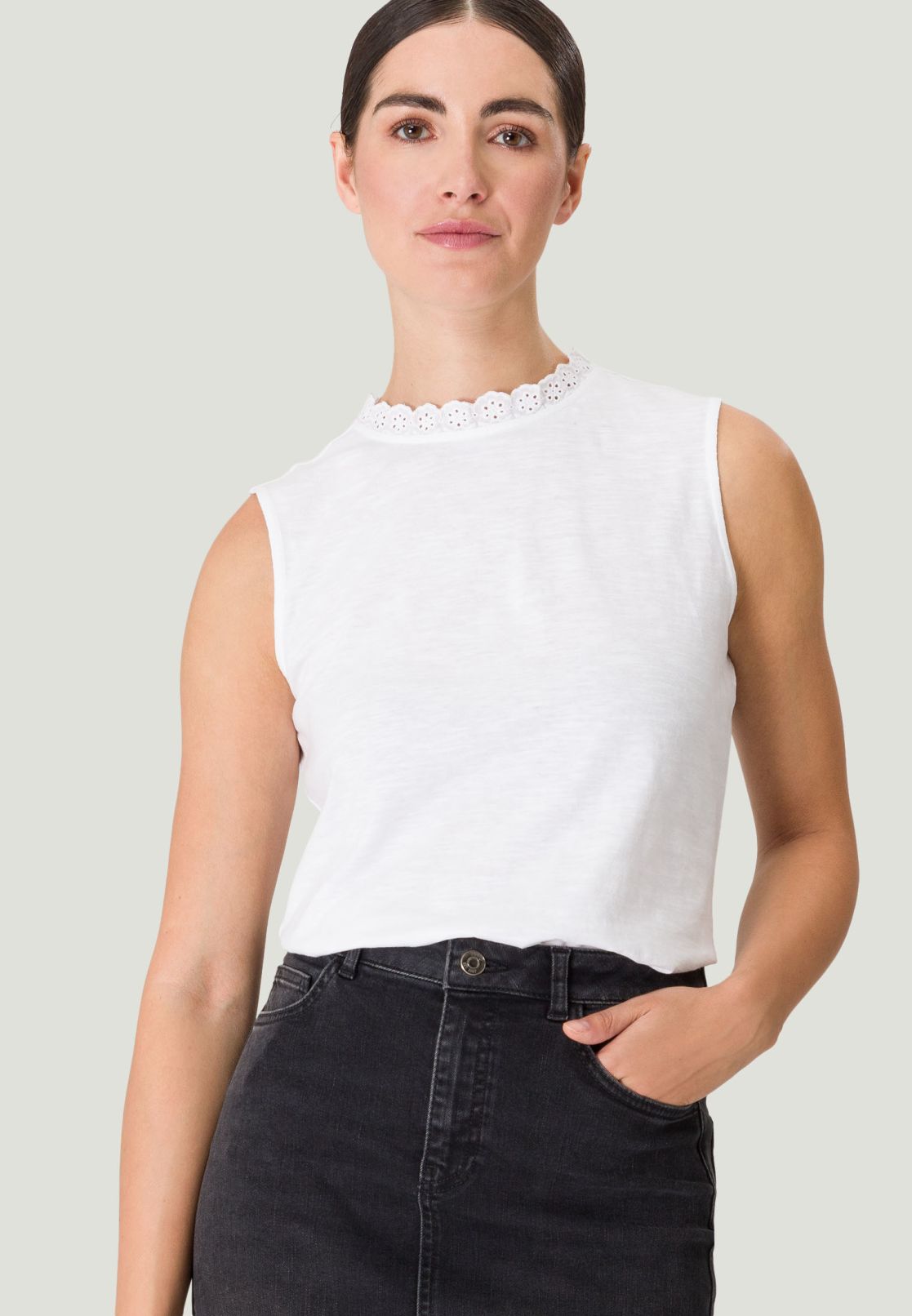 Shirt mit Lochmuster