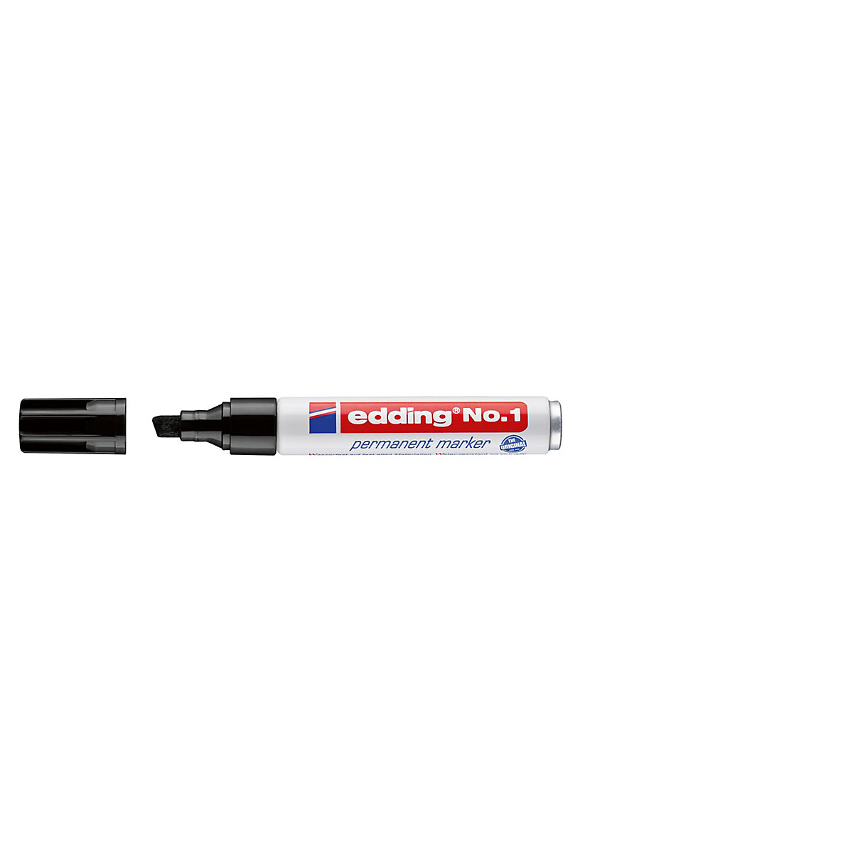 Permanentmarker edding No.1, nachfüllbar, 1 - 5 mm, schwarz
