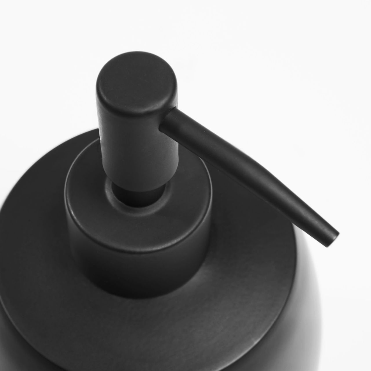 Weles AMARE Seifenspender Edelstahl bauchig - Antifingerprint Lack Schwarz