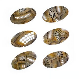 Caste Enclaves 75x42 mm Oval Base Toppers (6)