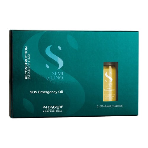 Alfaparf Milano Semi di Lino Ulei de Reconstrucție SOS Emergency 6 x 13 ml