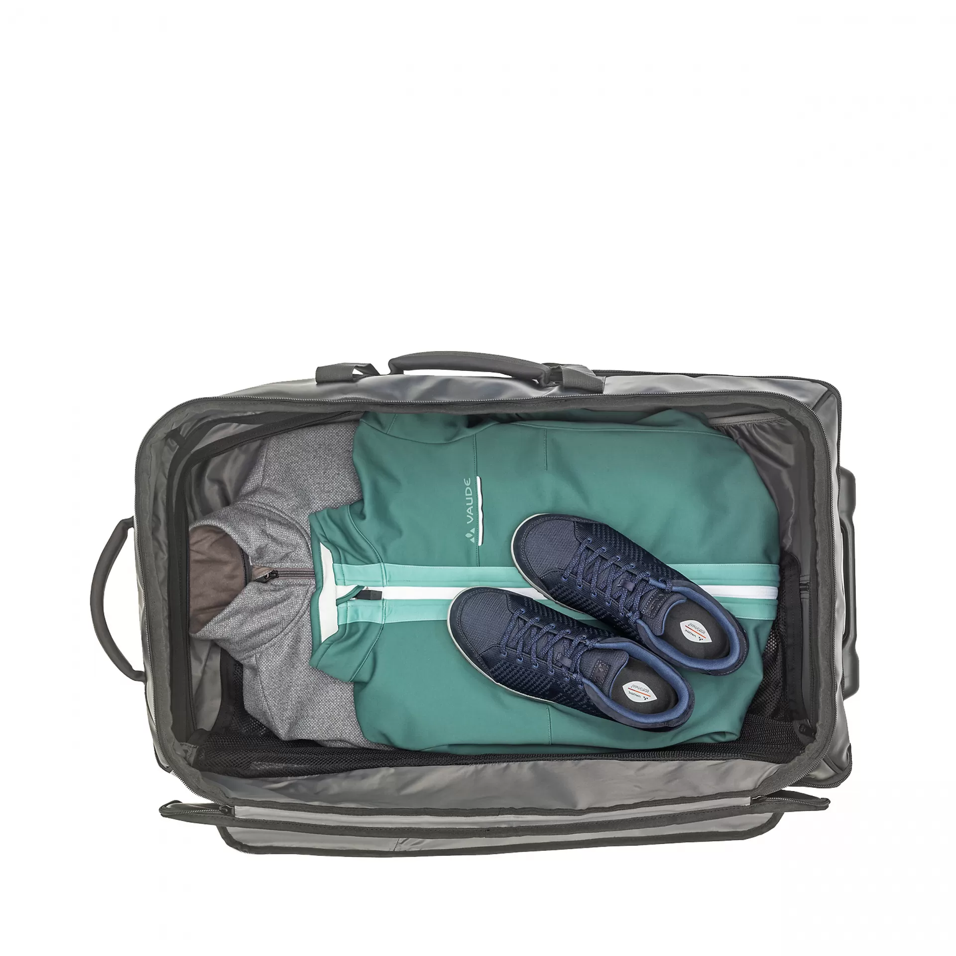Vaude Rollenreisetasche mit 2 Rollen Rotuma 90 New Islands L - Caramel