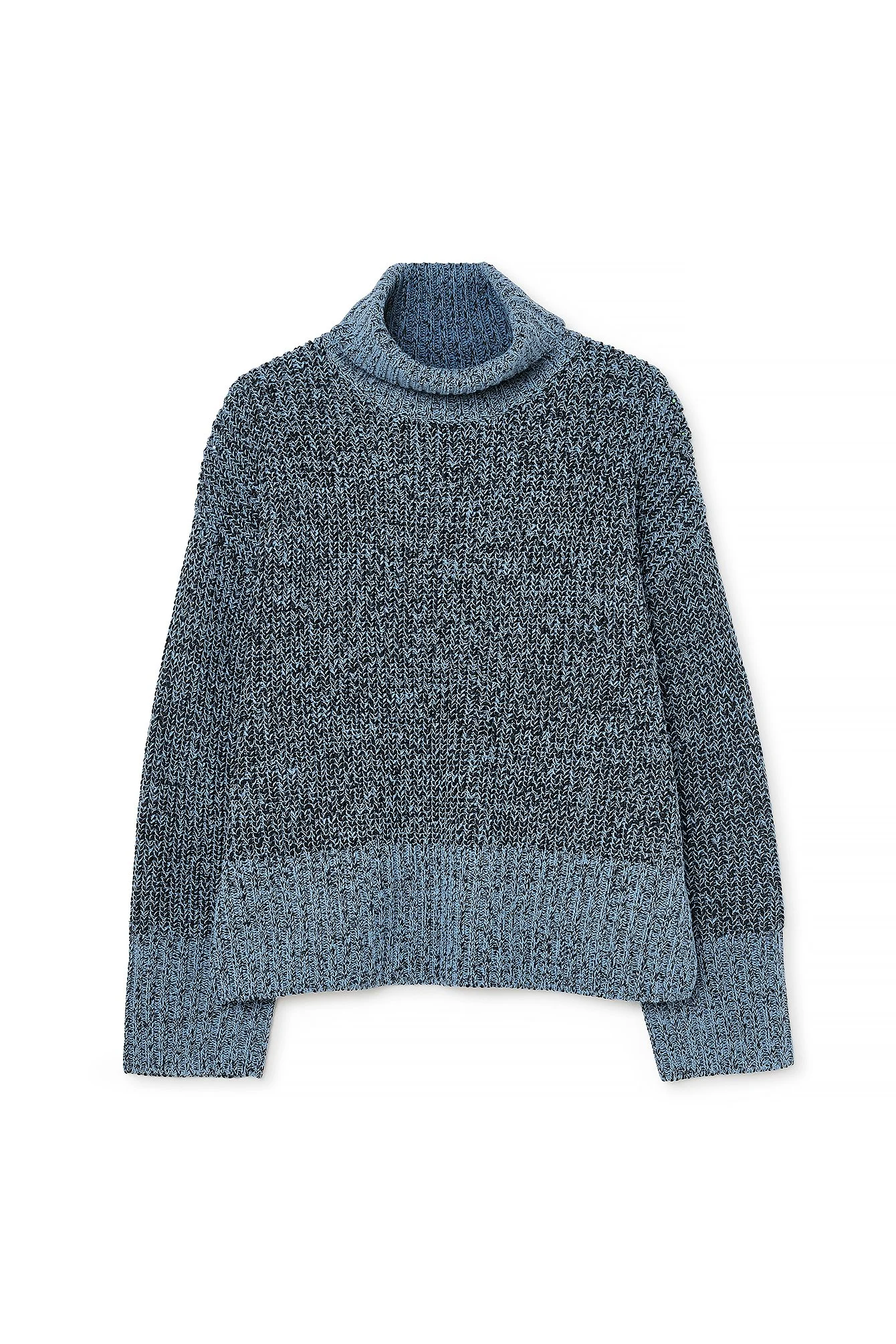 Rollkragenpullover gestrickt