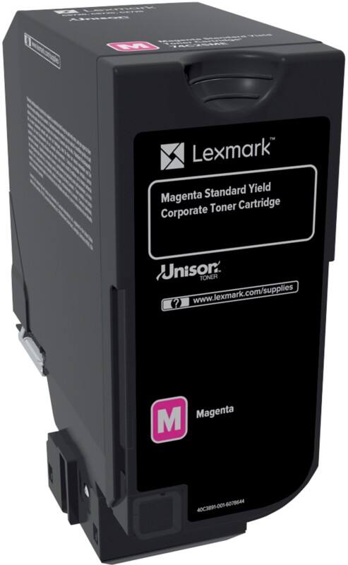 Lexmark Original Tonerkartusche 74C2SME Magenta