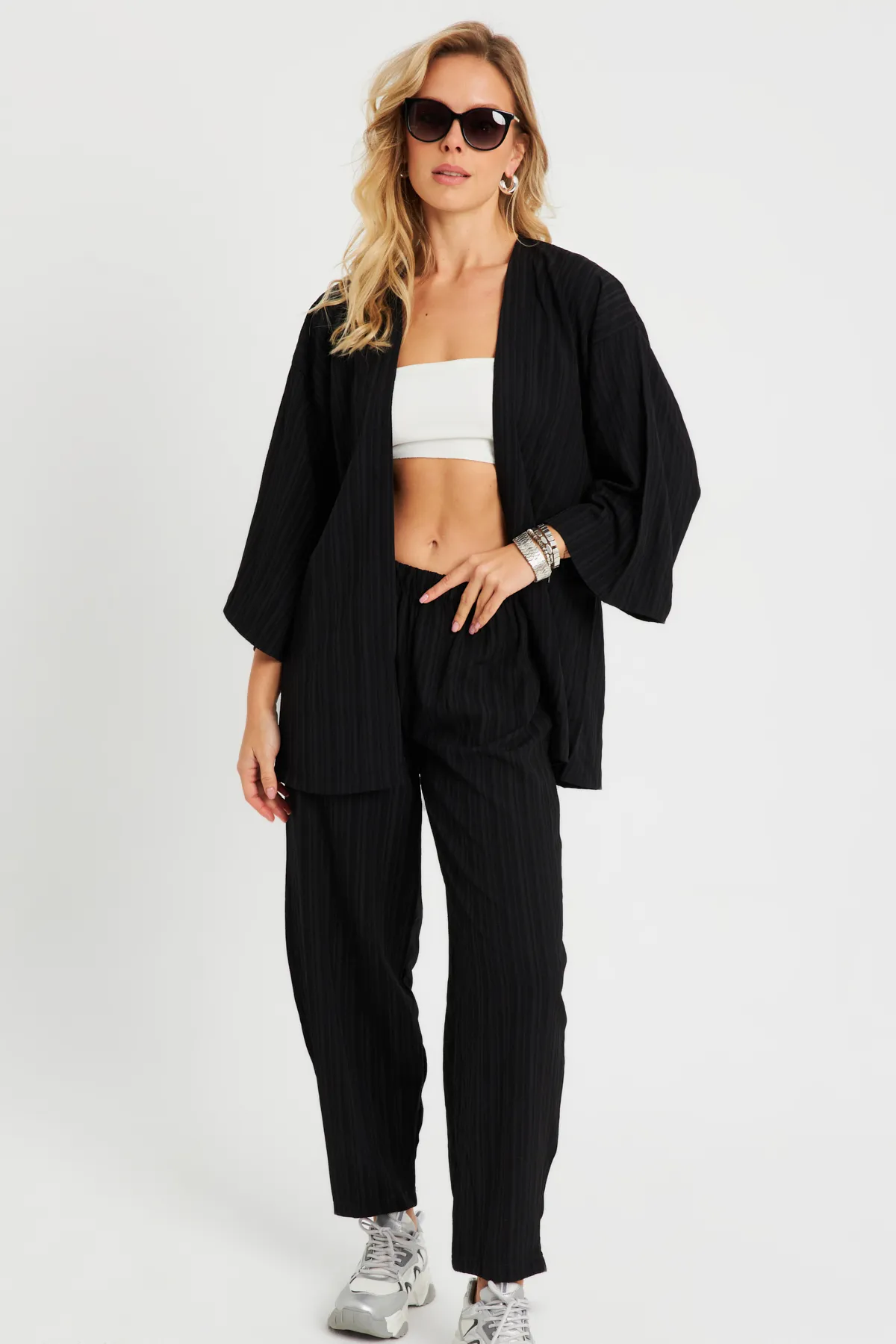 Cool & Sexy  Zweiteiler - Schwarz - Regular Fit