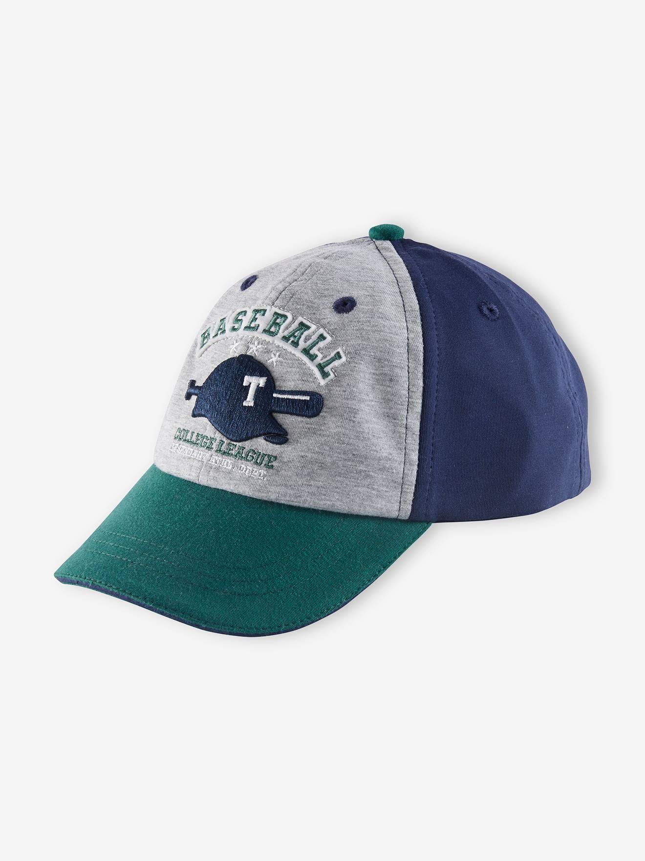 Casquette baseball garçon encre imprimé