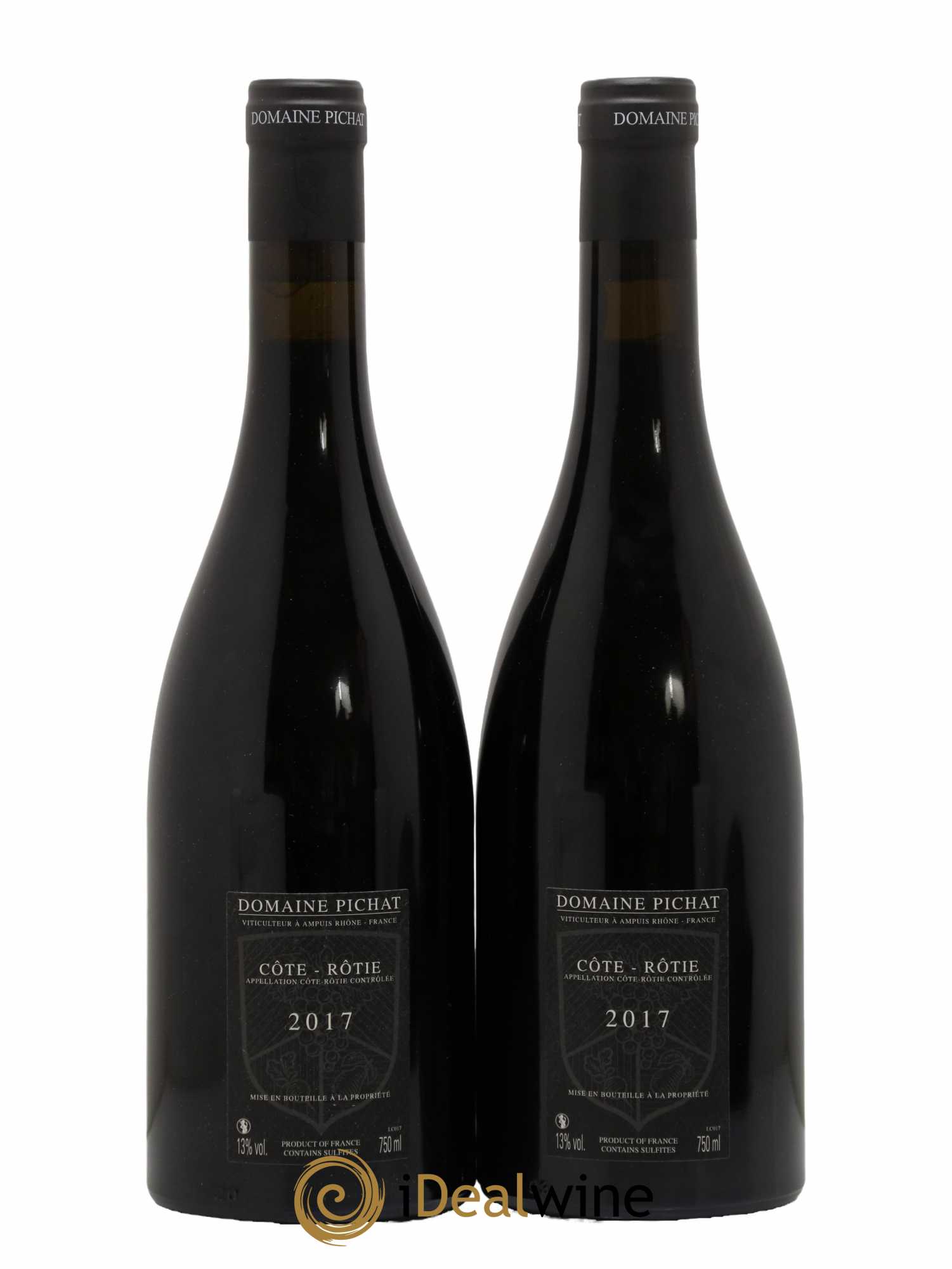 Côte-Rôtie Les Grandes Places Pichat (Domaine)  2017 - Lot de 2 Bouteilles