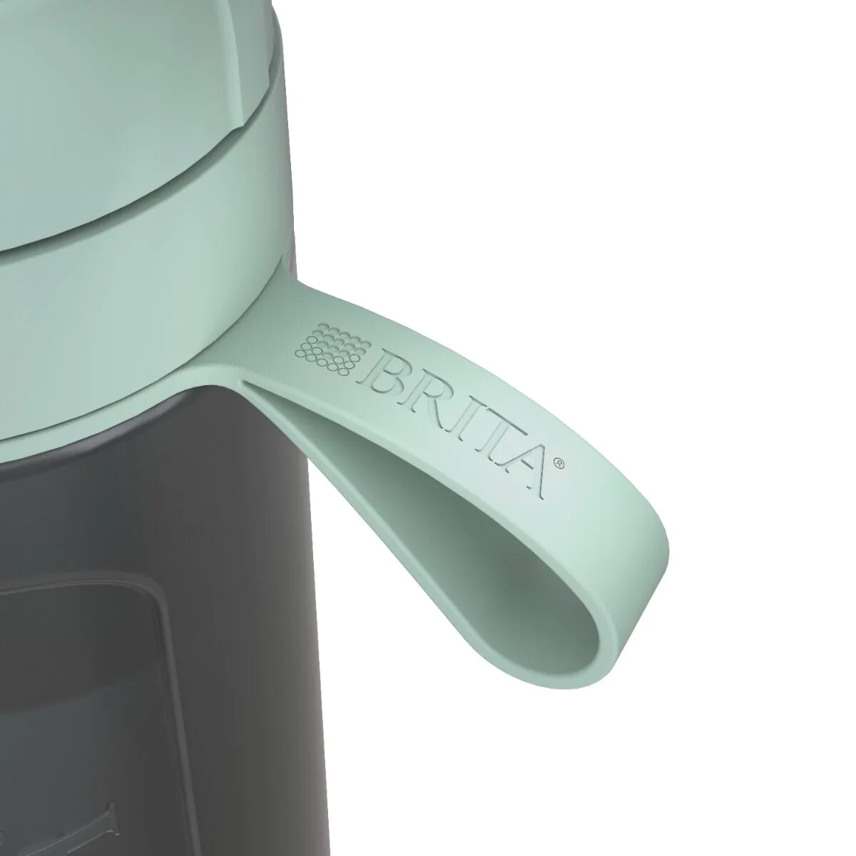 Brita Active Pastelgrøn - Flaske med filter 1 stk.
