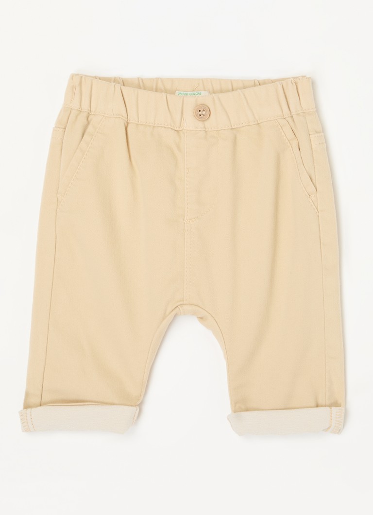 Benetton chino hlače ravnog kroja s bočnim džepovima