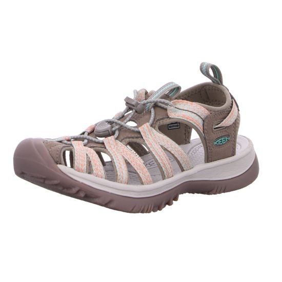 KEEN Outdoor Sandalen bunt WHISPER W-TAUPE/CORAL