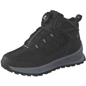 Run Lifewear Schnür Boots in schwarz