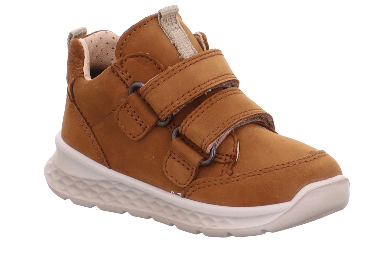 BREEZE - Braun/Beige Sneaker low mit Klettverschluss