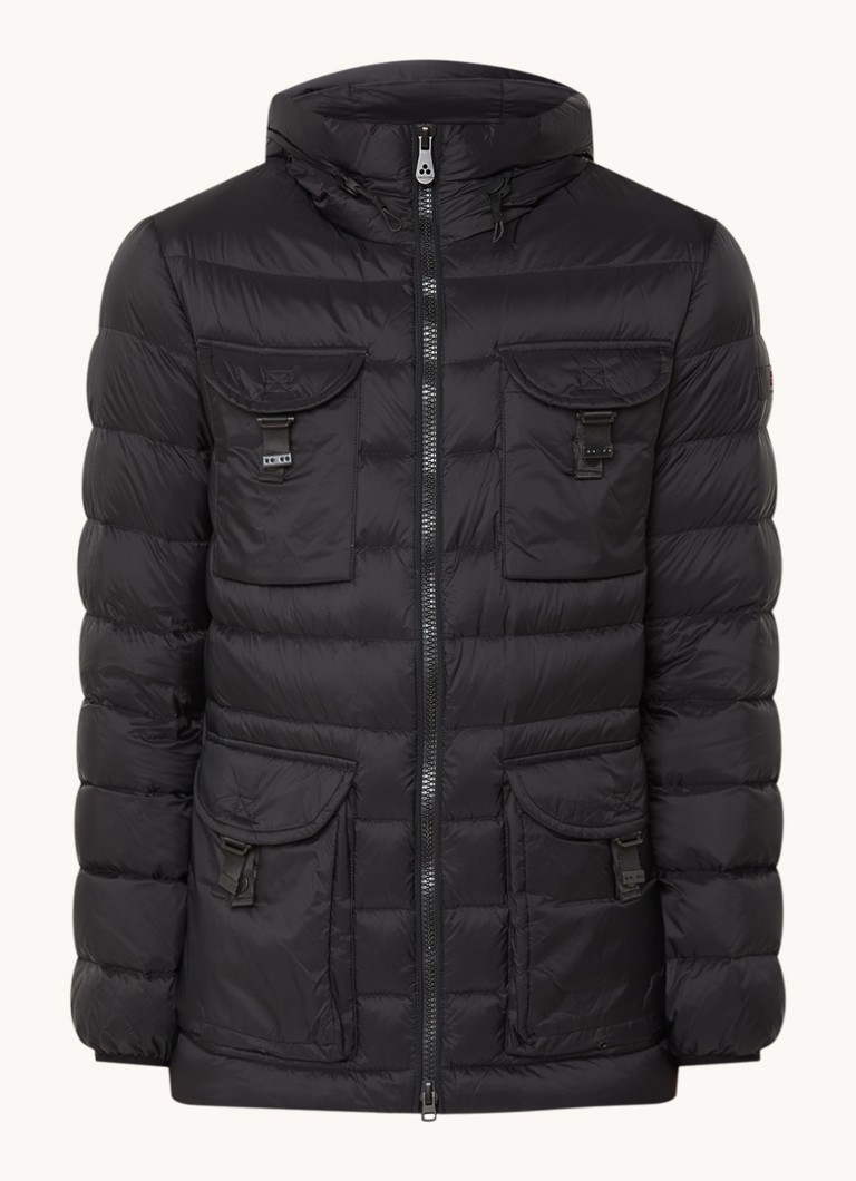 Peuterey Tipeka quilted jacket with down padding and removable hood