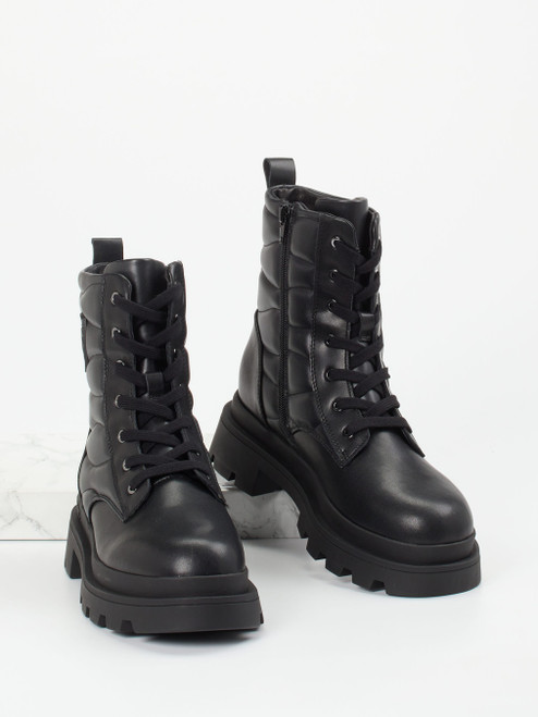 Schnürstiefelette-17250090093 Blauer