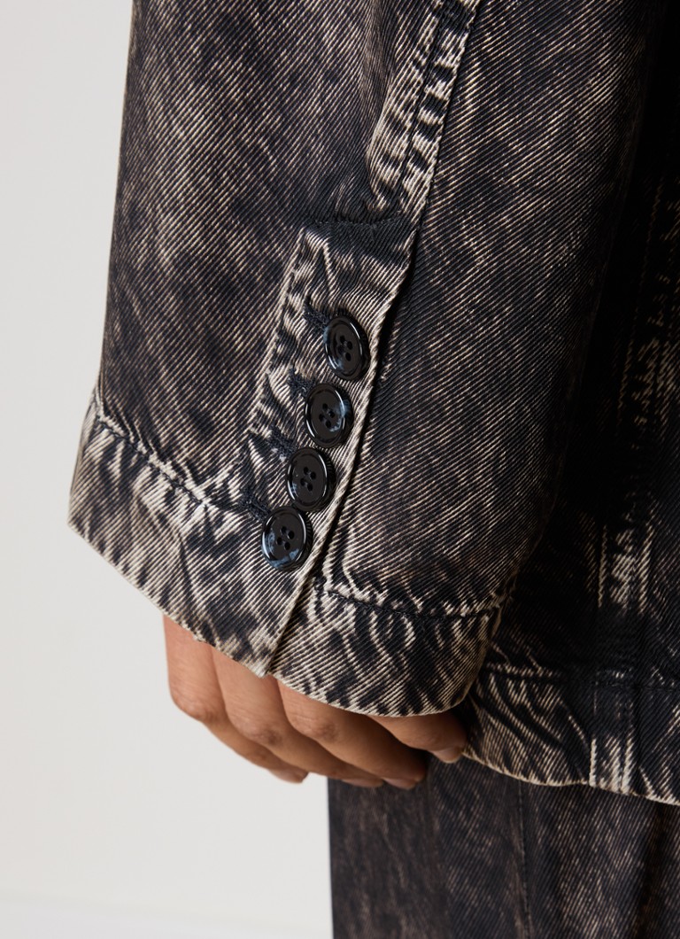 Acne Studios lielizmēra žakete ar atlokāmām kabatām