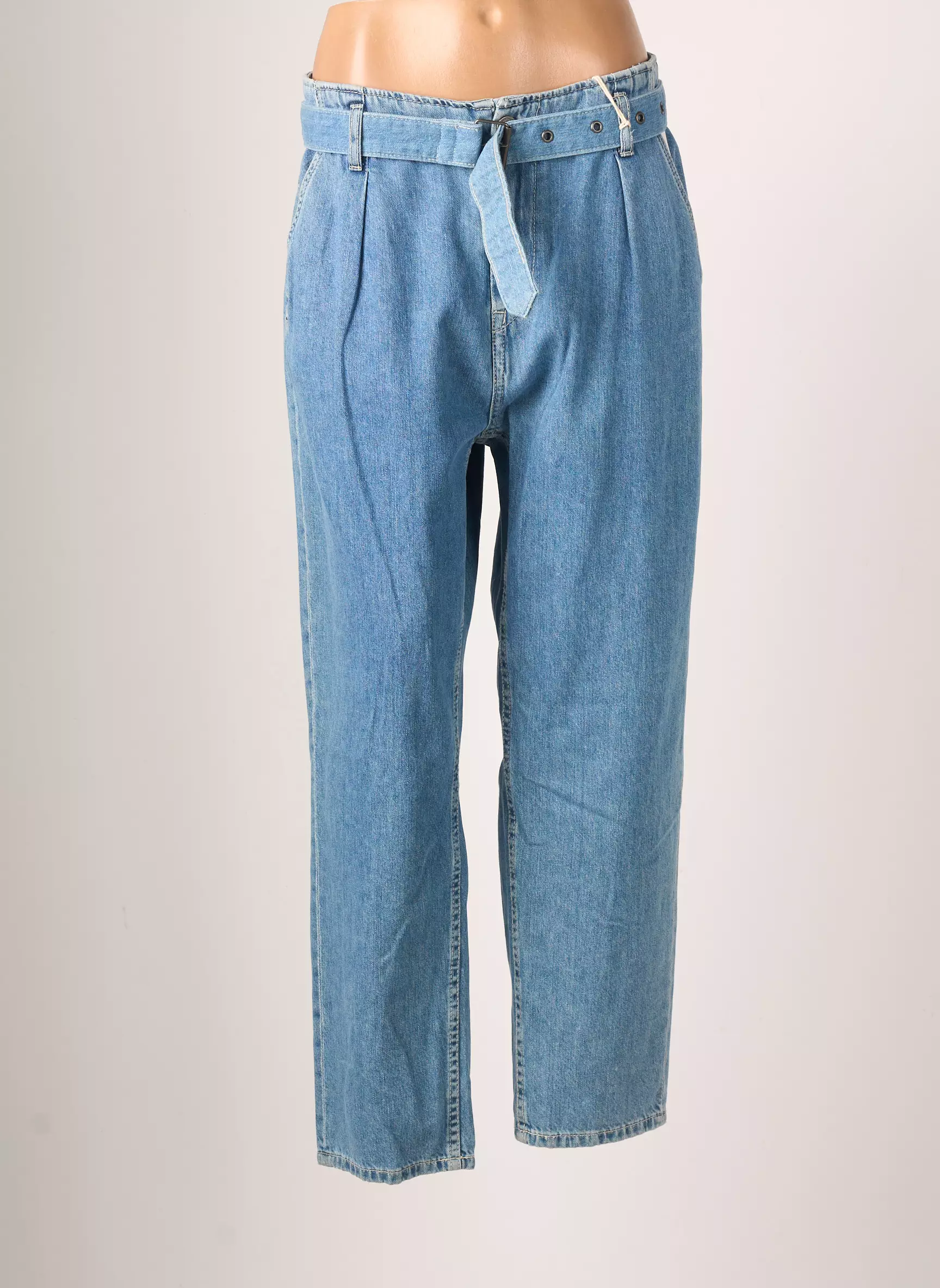 Garcia Jeans Coupe Large Femme couleur bleu