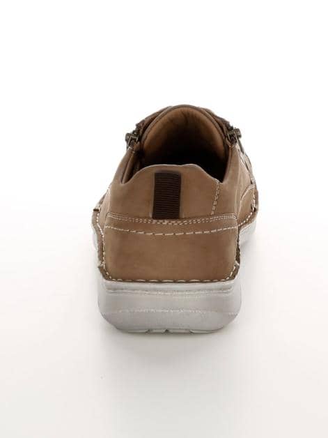 Schnürschuh mit zusätzlichem Reißverschluss