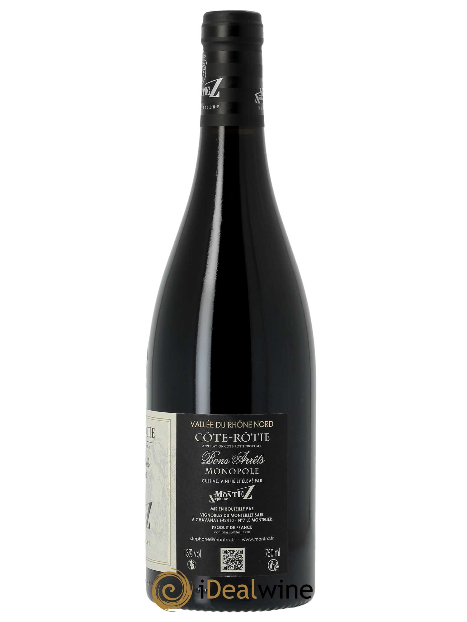 Côte-Rôtie Bons Arrêts Monteillet (Domaine du) - Stéphane Montez  2021 - Lot de 1 Bouteille