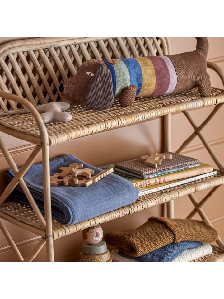 Bloomingville mini Wickeltuch Muslin in Blau günstig kaufen onesize